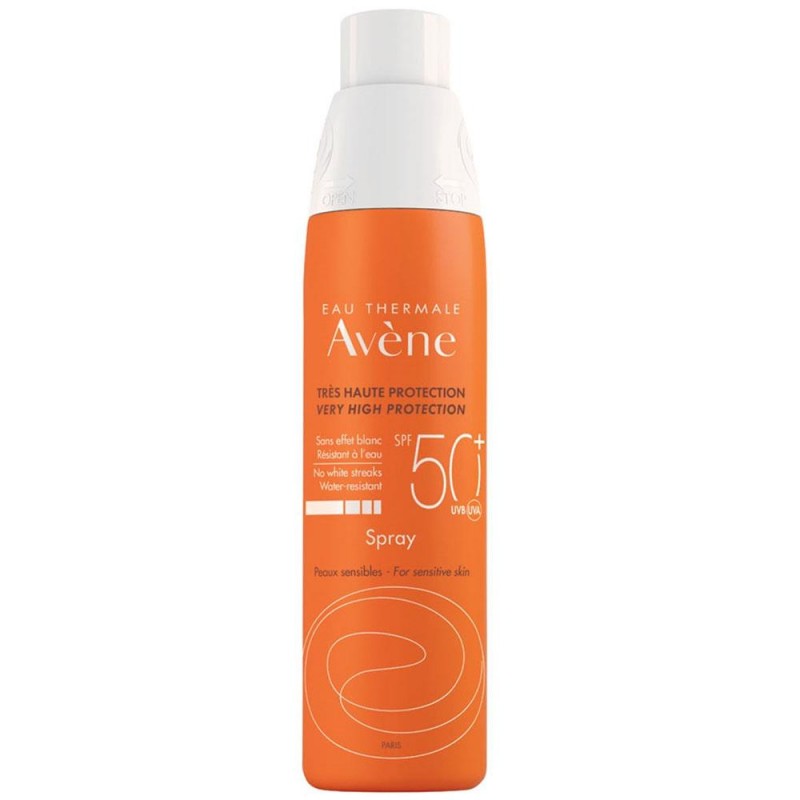 Avene Spray Spf50+ 200 ml Слънцезащитен спрей за лице и тяло