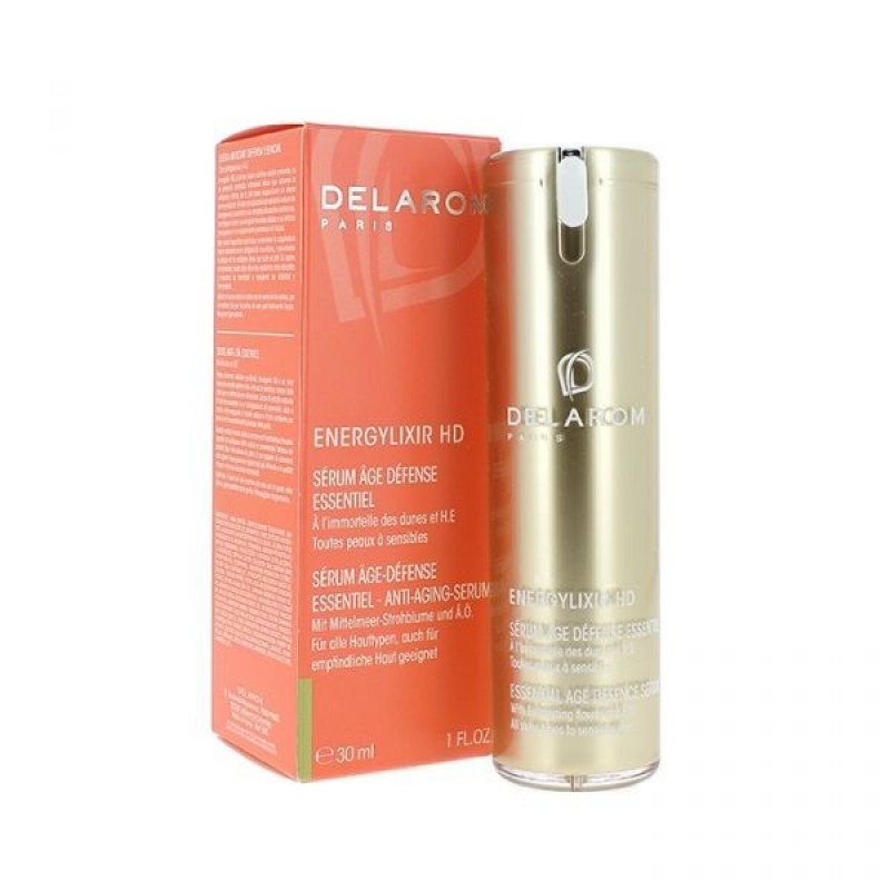 Delarom Energylixir HD Essential Age Defense 30ml Серум за лице против стареене