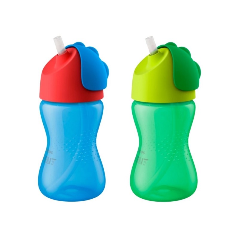 Philips Avent Sippy Cup 300ml Неразливаща се чаша със сламка