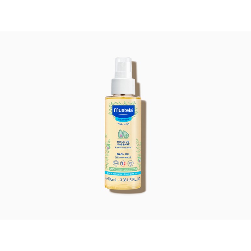 Mustela Baby Oil 100ml Масажно олио-спрей 